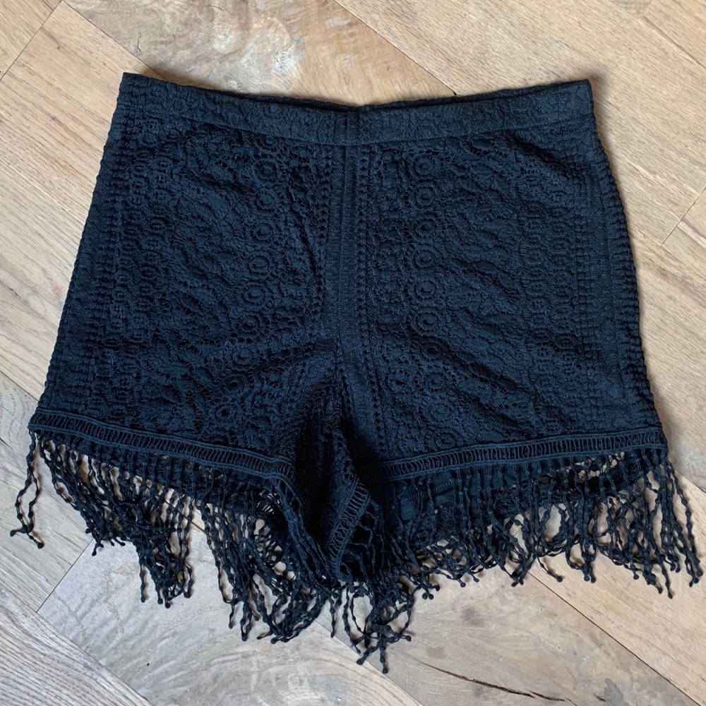 Black lace Shorts | EXPRESS